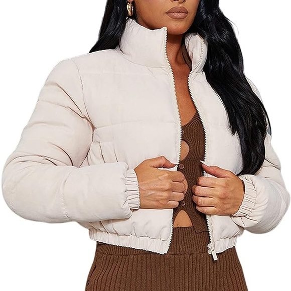 Corduroy Puffer Jacket size medium, never worn, perfect condition - Picture 1 of 4